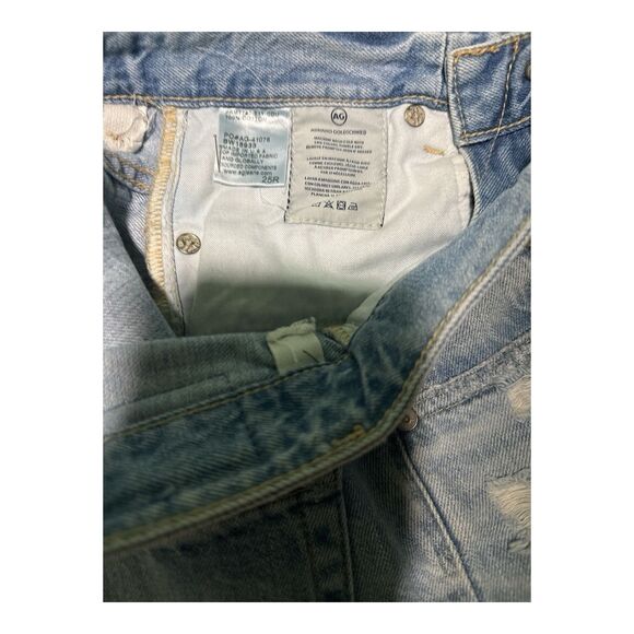 AG Adriano Goldschmied Jeans 25R Reworked Flare The Rhett High Rise Distressed - Picture 6 of 6